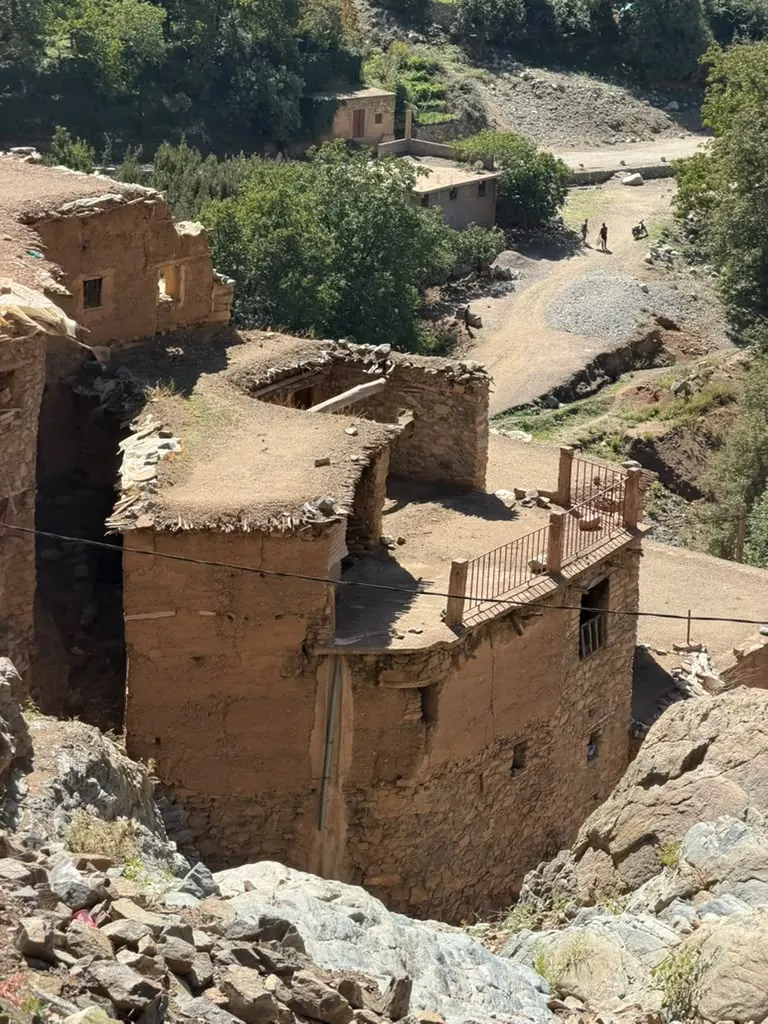 Traditional Berber houses built of earth and stone